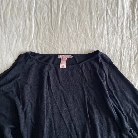 Calypso St Barth Black Linen Cover-Up Blouse (sz M) - Picture 2 of 5